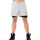 Short Dos Capas Hombre Gris Claro Durabody - Suples.cl