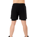 Short Dos Capas Hombre Negro Durabody - Suples.cl