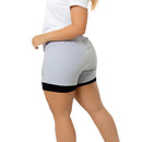 Short Dos Capas Mujer Gris Durabody - Suples.cl