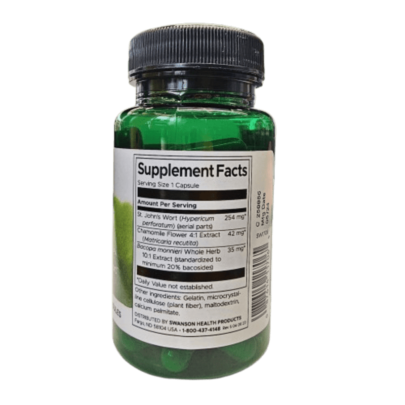 St. John´s Wort 3 - in - 1 Formula 60 Cápsulas Swanson - Suples.cl