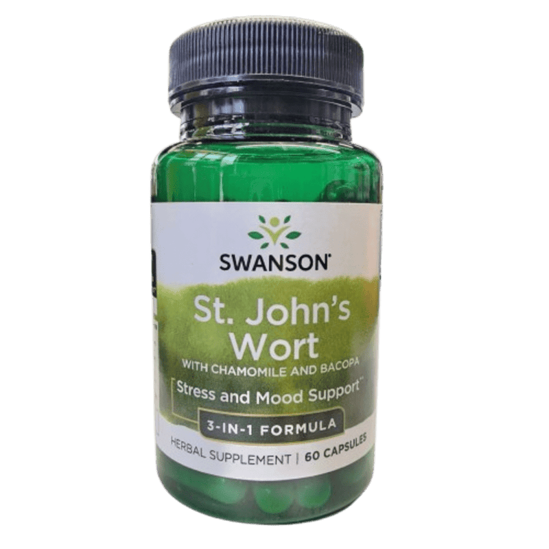 St. John´s Wort 3 - in - 1 Formula 60 Cápsulas Swanson - Suples.cl