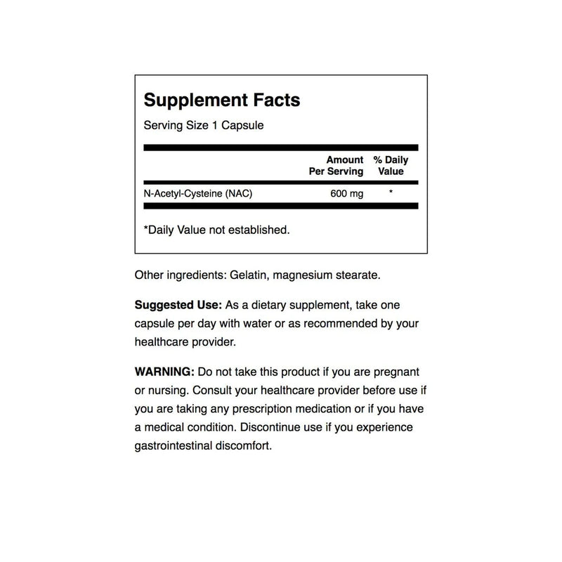 NAC N-Acetyl Cysteine Swanson