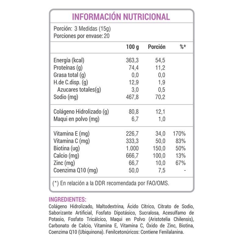 Pack Colágeno Hidr. Q10 + Cúrcuma y Biotina 300g + Colágeno Hidr. + Biotina + Q10 300g Nutrivital