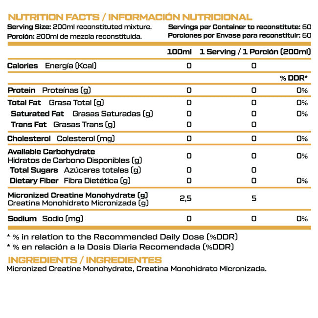 Creatina Turbo 100% monohidrato micronizada 300grs Fast Nutrition