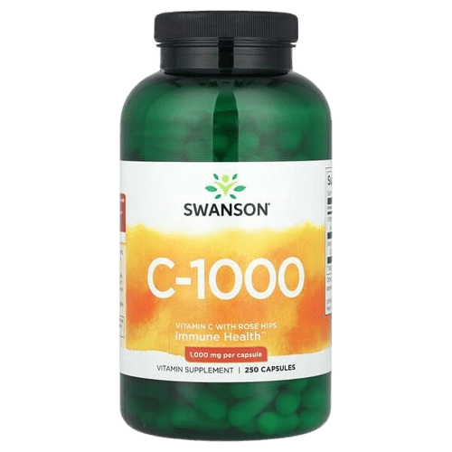 Vitamina C - 1000 White Rose Hips 1000mg 250 Cápsulas Swanson - Suples.cl