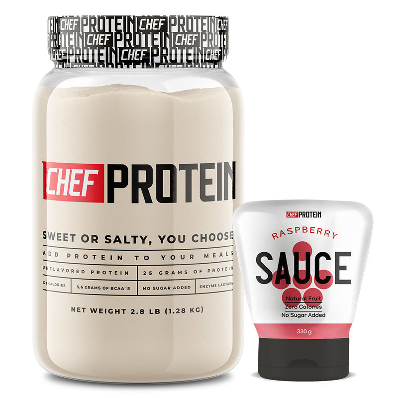 Pack Chef Protein 2,8Lbs + Salsa Chef Protein Sauce 330g