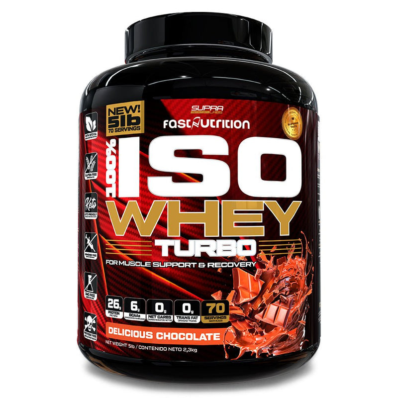 100% Iso Whey Turbo 5 Lbs Fast Nutrition - Suples.cl