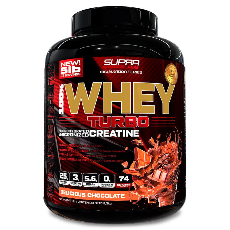 100% Whey Turbo 5 Lbs Fast Nutrition - Suples.cl