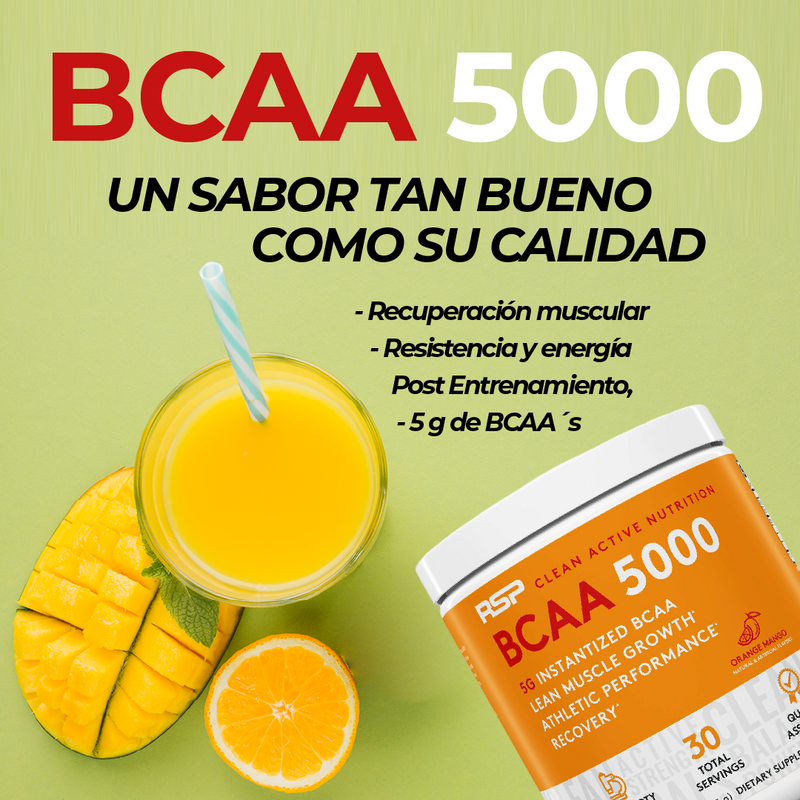 BCAA 5000 30 Serv RSP Nutrition
