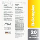 B - Complex 20 Tabs Efervescentes German Energy - Suples.cl