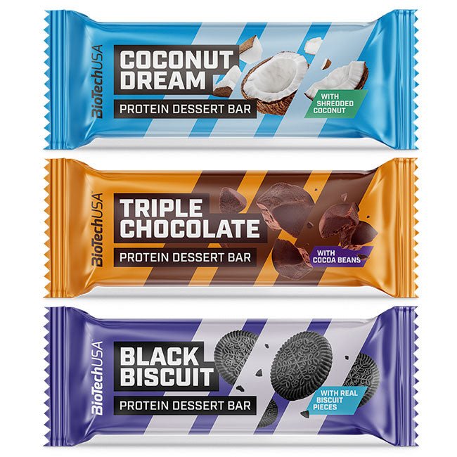 Barrita Protein Dessert Bar 50 Grs BiotechUSA - Suples.cl