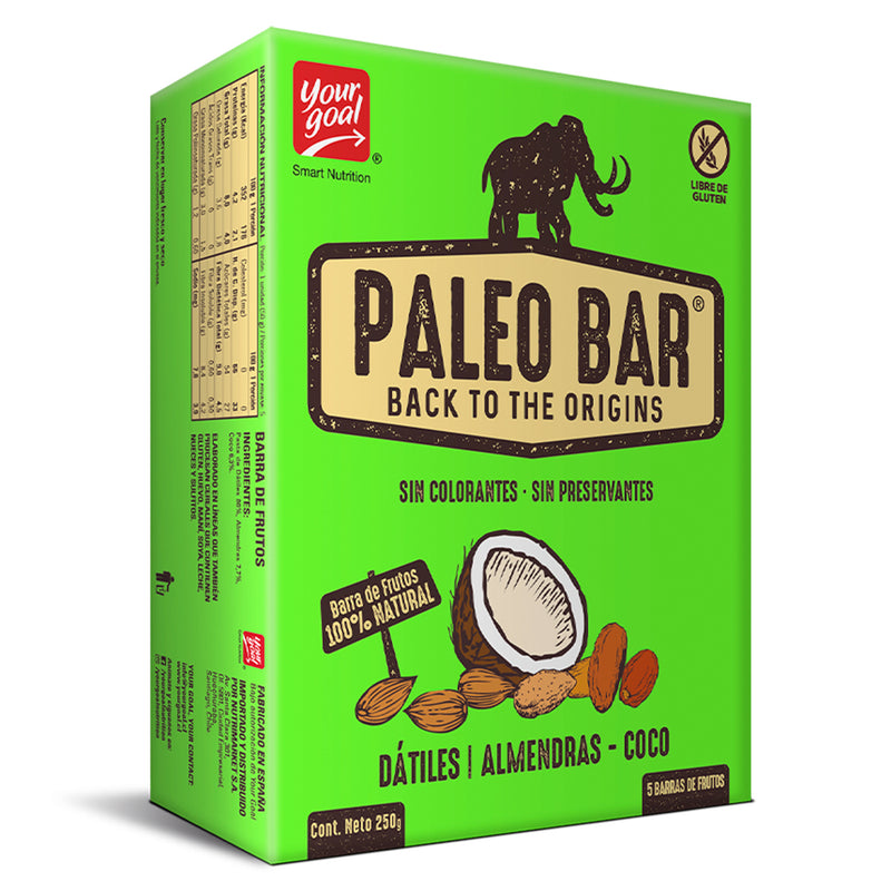 Caja 5 Paleo Bar 50g Your Goal