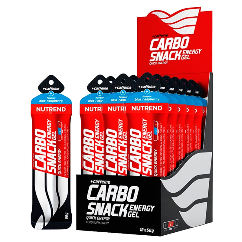 Caja Carbo Snack Energy Gel + Caffeine 50g 18 Sachet Nutrend