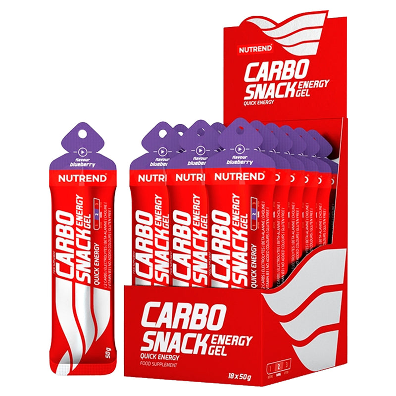 Caja Carbo Snack Energy Gel 50g 18 Sachet Nutrend