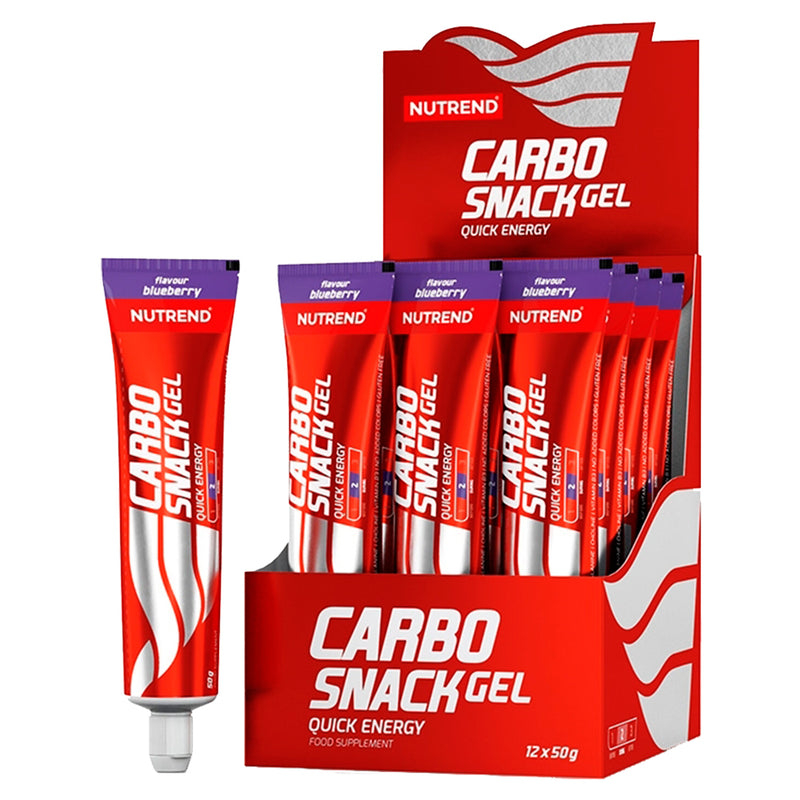Caja Carbo Snack Energy Gel 50g 12 Tubo Nutrend