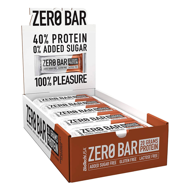 Caja Zero Bar 22,5 Grs 20 Unidades BiotechUSA