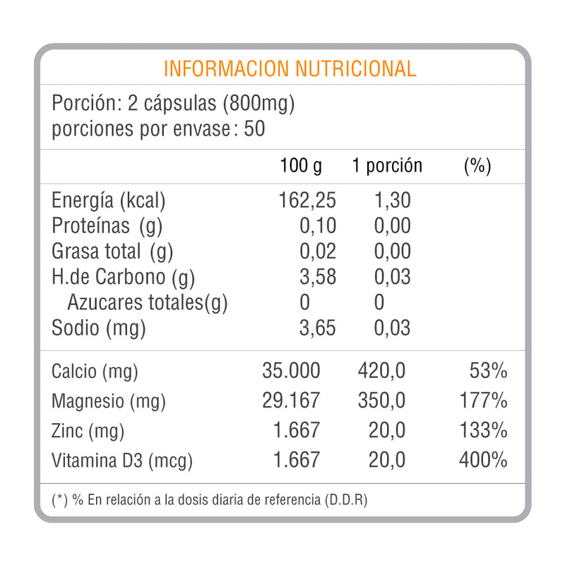 Pack Complejo B 100 Caps + Calcio Magnesio y Zinc D3 100 Caps Nutrivital