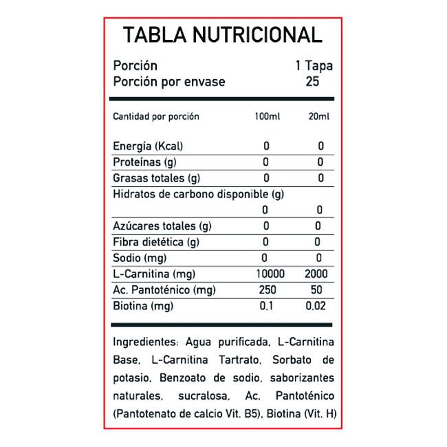 Carnifit Shot 4000 500 Ml Winkler Nutrition - Suples.cl