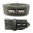 Cinturón Hardcore Series HD Power Lifting Durabody Gris - Suples.cl