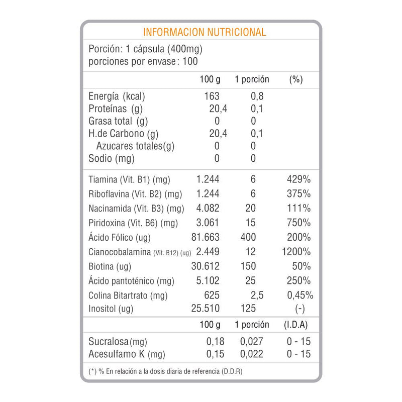 Complejo B 100 Caps Nutrivital - Suples.cl