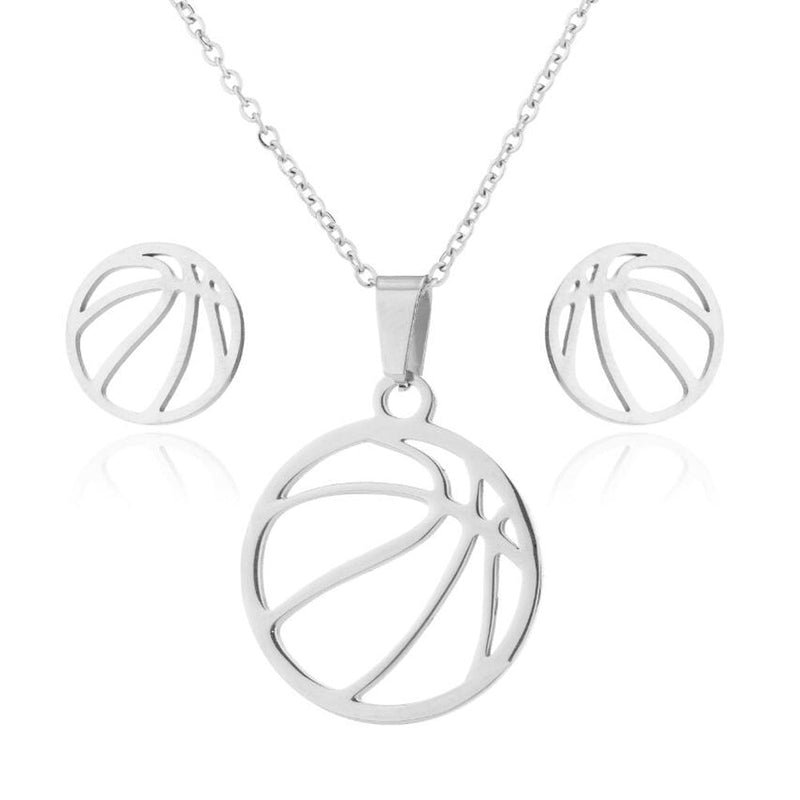 Conjunto Collar y Aros Basketball Jungle Fit - Suples.cl