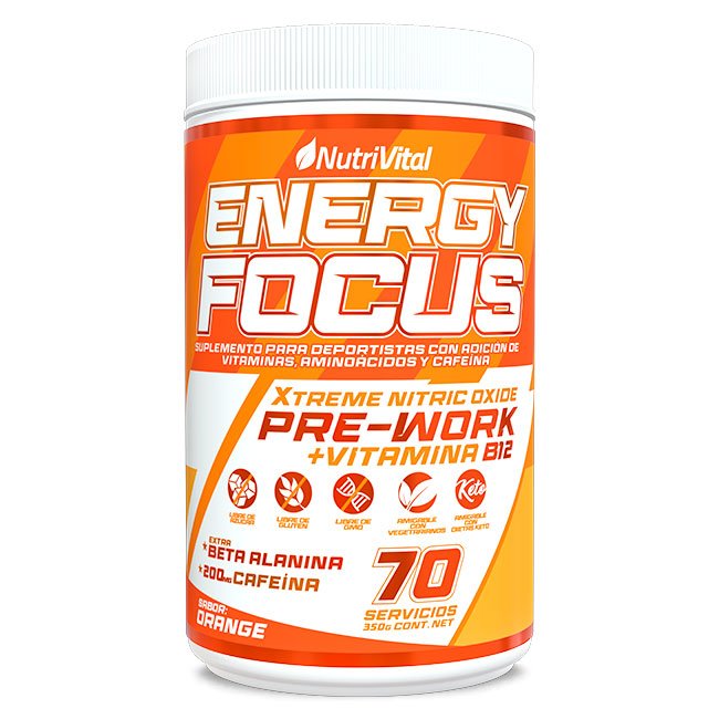 Energy Focus Pre - Work 70 Serv Nutrivital - Suples.cl