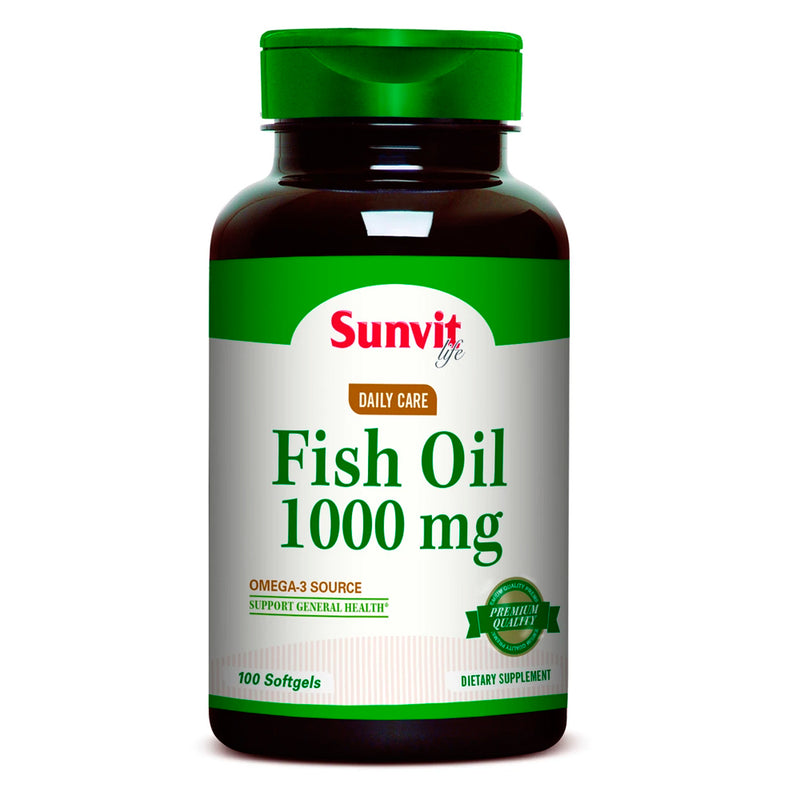 Fish Oil 1000 Mg 100 Softgels Sunvit
