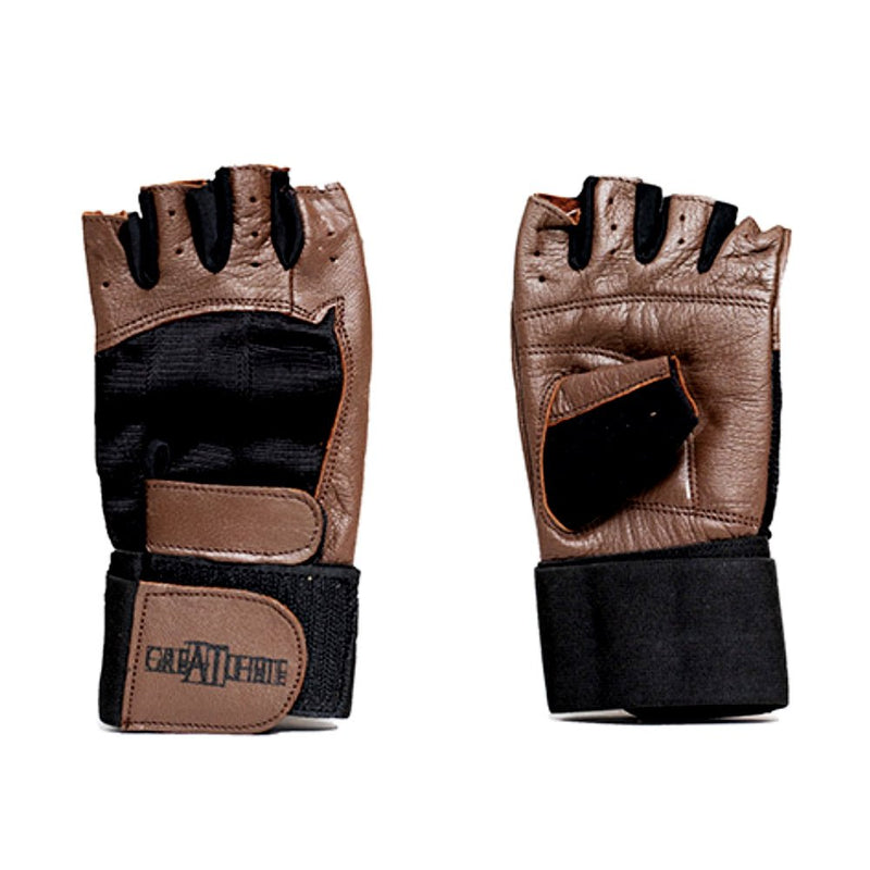 Guantes de Cuero Café Greatlhete - Suples.cl
