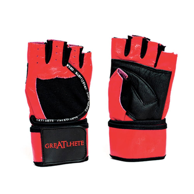 Guantes de Cuero Rojo Greatlhete - Suples.cl