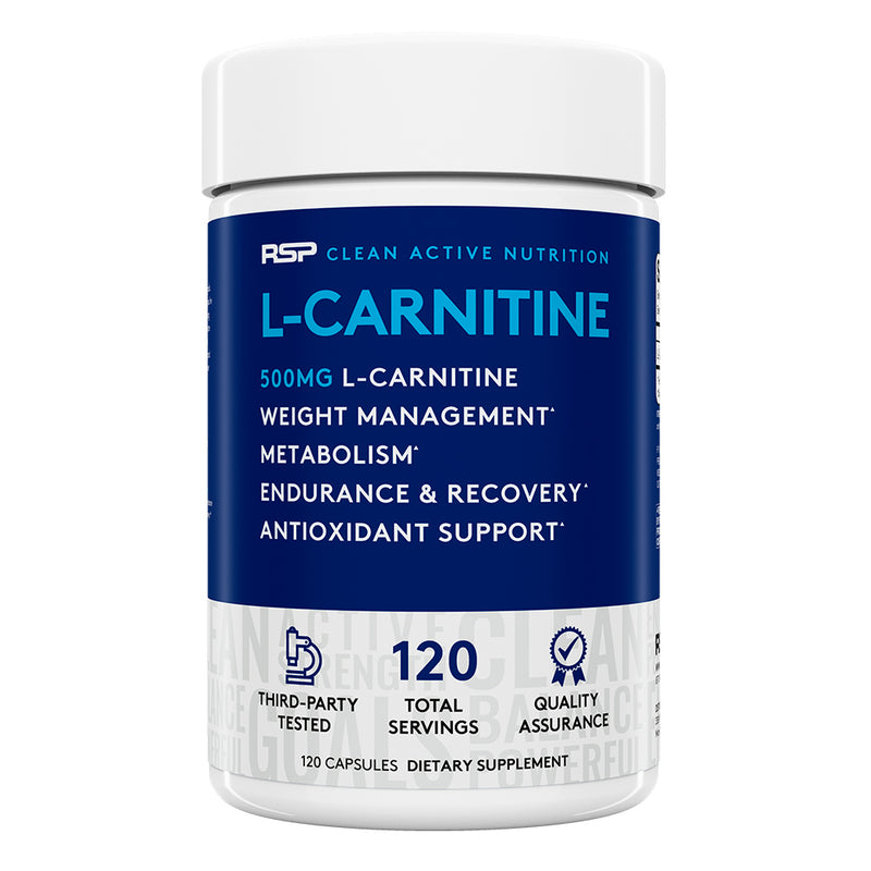 L-Carnitine 500 Mg 120 Caps RSP Nutrition