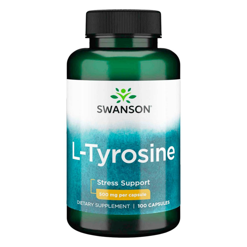 L - Tyrosine 500 Mg 100 Caps Swanson - Suples.cl