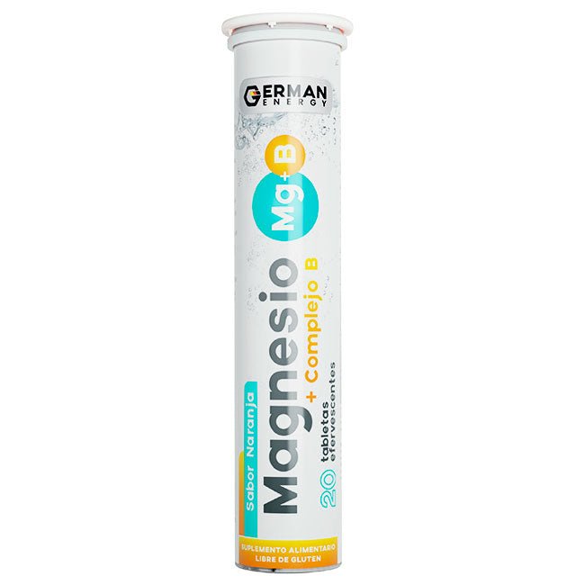 Magnesio + Complejo B 20 Tabs Efervescentes German Energy - Suples.cl