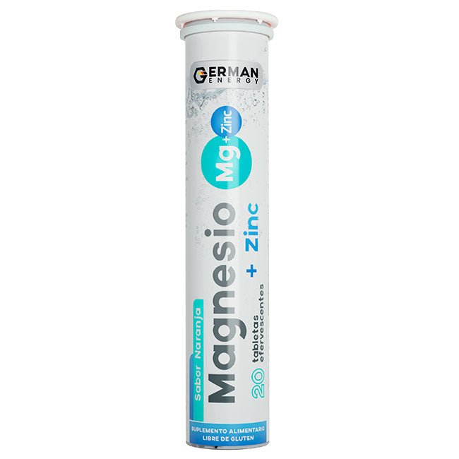 Magnesio + Zinc 20 Tabs Efervescentes German Energy - Suples.cl