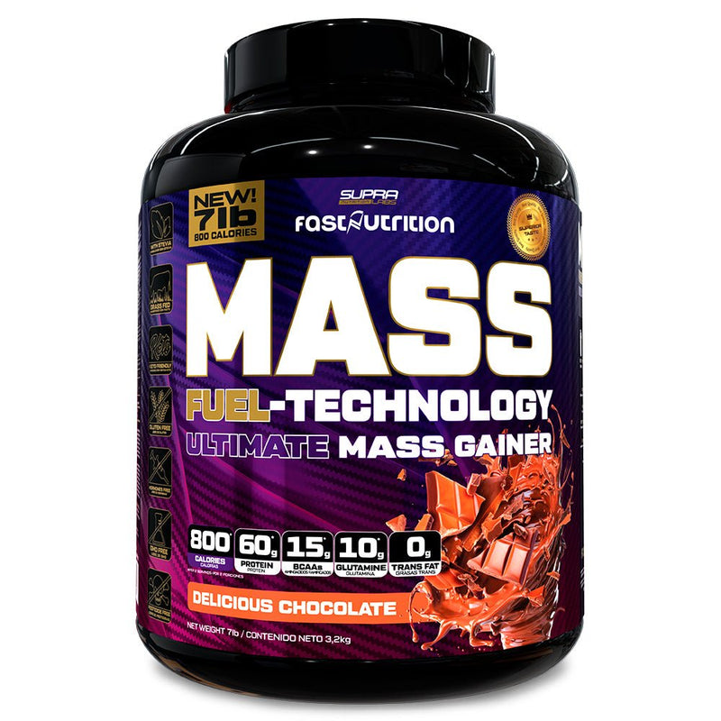 Mass Fuel 100% Mass Gainer 7 Lbs Fast Nutrition - Suples.cl