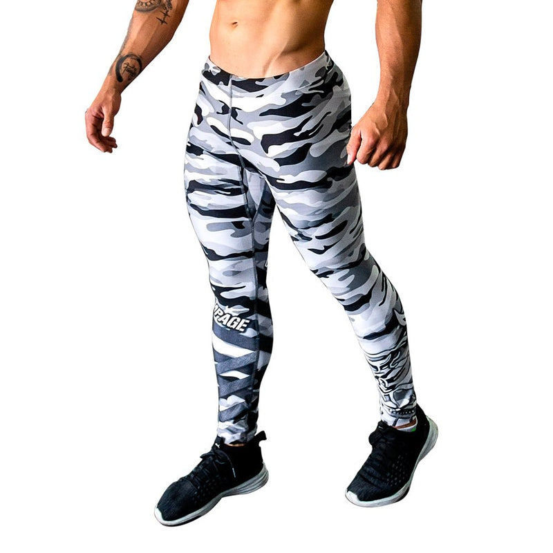 Men´s Leggins Camo Gray Rampage Durabody Active Wear - Suples.cl