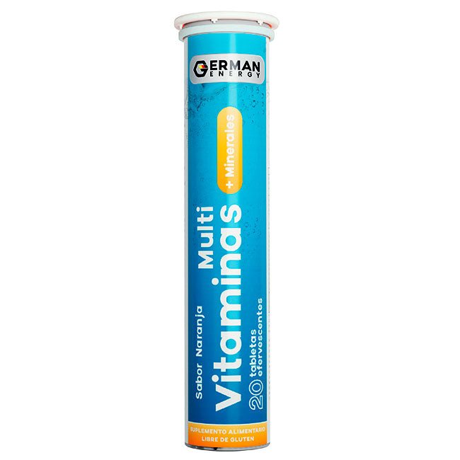 Multivitaminas + Minerales 20 Tabs Efervescentes German Energy - Suples.cl