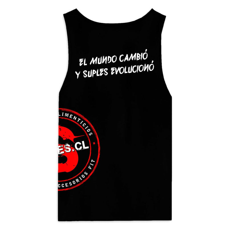Musculosa Negra Evolución Suples - Suples.cl