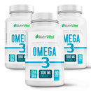 Pack 3 Omega 3 1000 Mg 90 Caps Nutrivital - Suples.cl