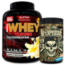 Pack Pre Workout N.O. Explosive 350 Grs + 100% Whey Turbo 5 Lbs Fast Nutrition - Suples.cl