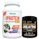 Pack Super Protein Mix 2.1 Lbs + Creatina Turbo 300g Fast Nutrition - Suples.cl