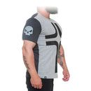 Polera Hombre Cruz Gris BSK0119 Black Skull - Suples.cl