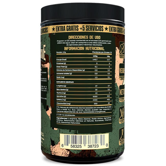 Pre Workout N.O. Explosive 35 Serv - Fast Nutrition - Suples.cl
