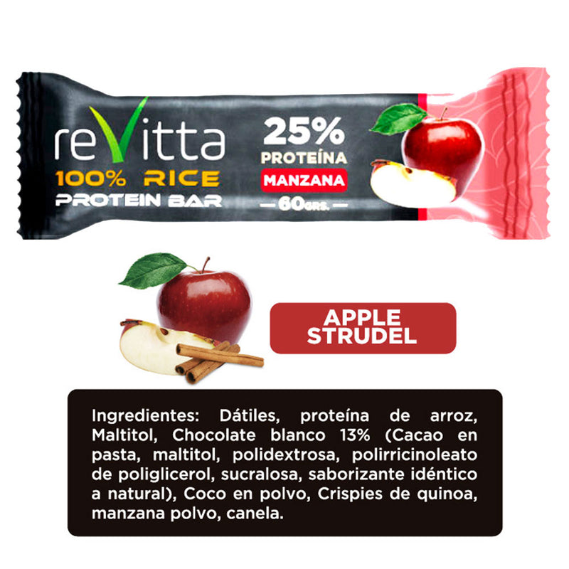 100% Rice Protein Bar 60g Revitta