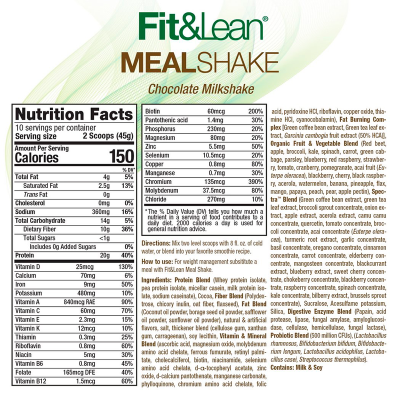 Meal Shake 1 Lb Fit&Lean