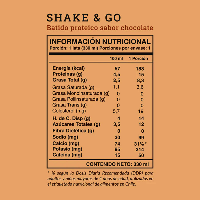 Protein Shake & Go 330 Ml The Wild Foods