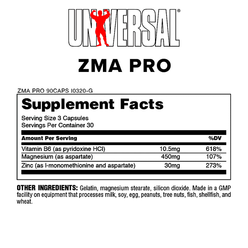 ZMA Pro 90 Caps Universal Nutrition