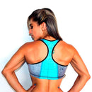 Top Sport Bra Durabody Aqua Green Elite Active Wear - Suples.cl