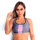 Top Sport Bra Durabody Steel Pink Active Wear - Suples.cl