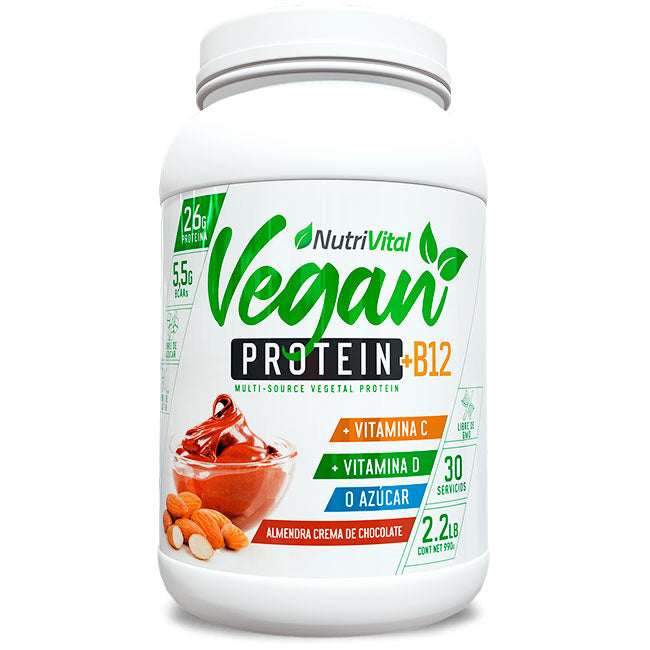 Vegan Protein + B12 2.2 Lbs 30 Serv Nutrivital