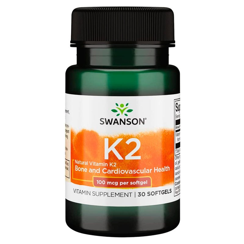 Vitamin K2 100 Mcg 30 Softgels Swanson